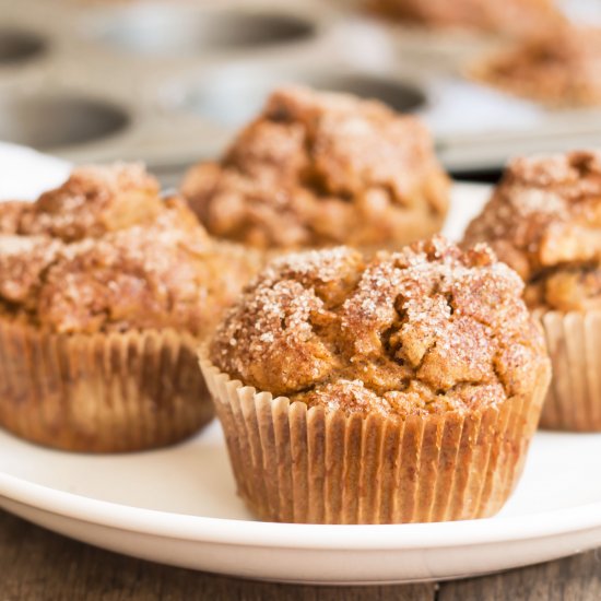 RSF Pumpkin Raisin Pecan Muffins