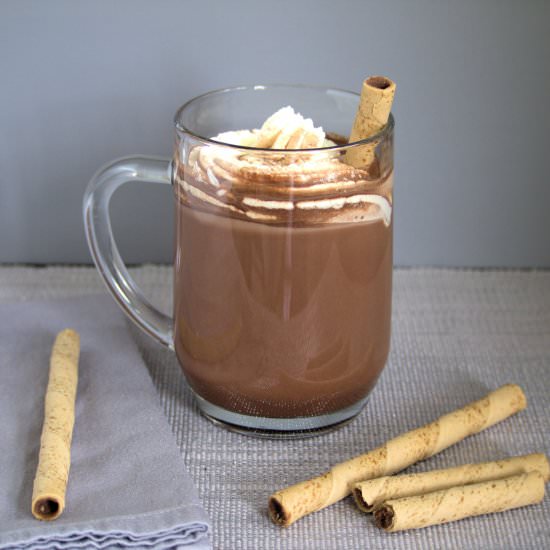 Hazelnut Hot Chocolate