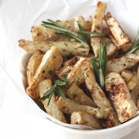 Garlic & Herb Celeriac Fries