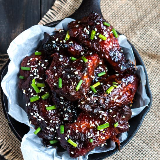 Pineapple Barbecue Chicken Wings