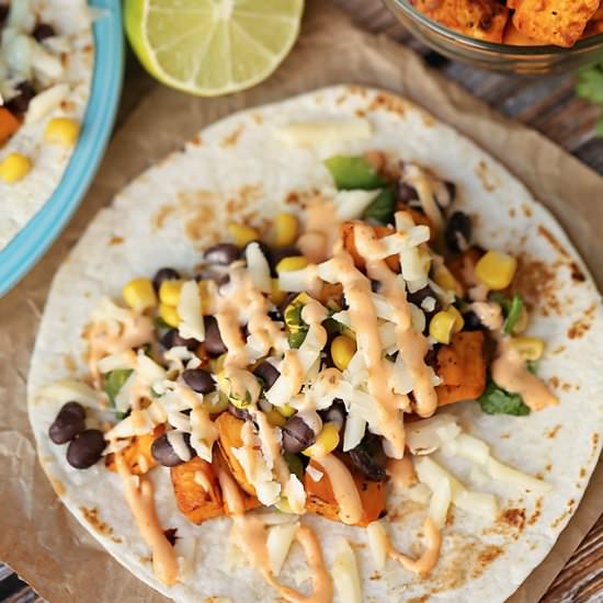 Zesty Sweet Potato Tacos