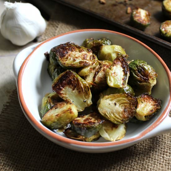 Oven Roasted Brussels Sprouts