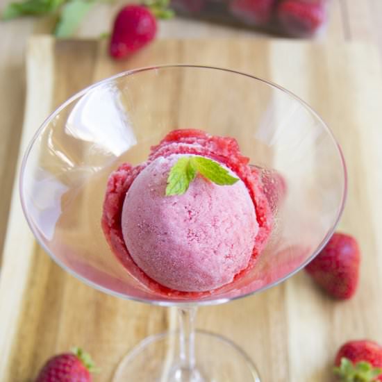 Strawberry Sorbet