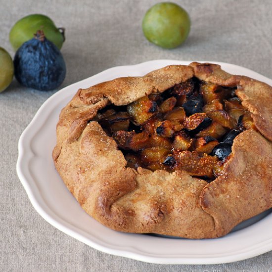 Plum and Fig Galette