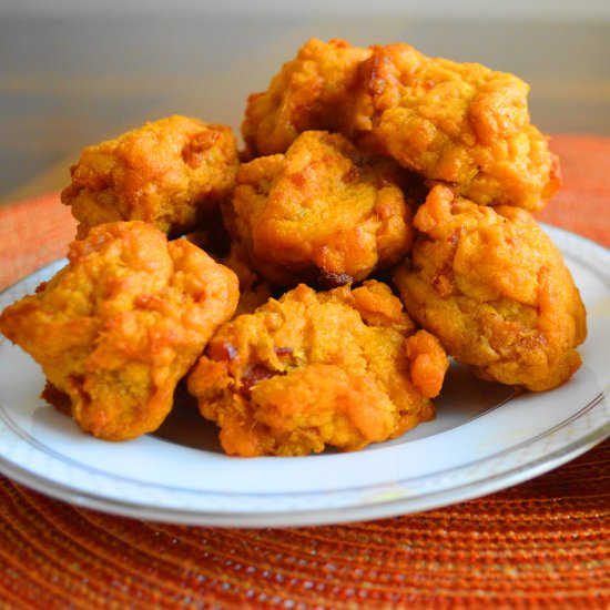 Sweet Potato Maple Bacon Fritters