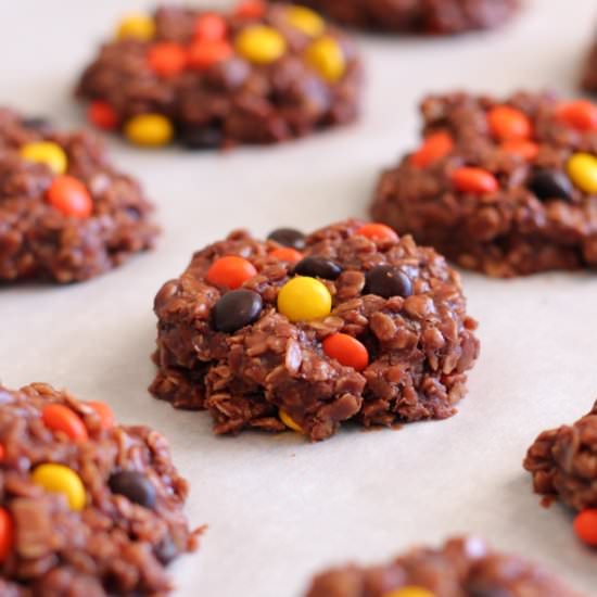 Reese’s Pieces Nutella No Bakes