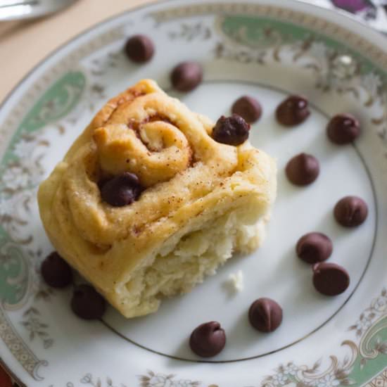 Chocolate Chip Cinnamon Rolls