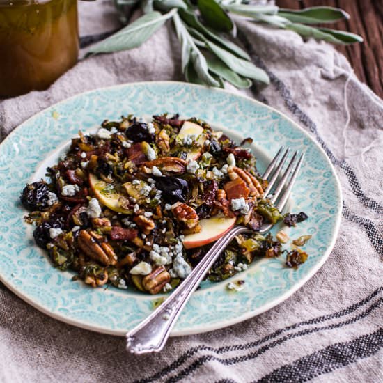 Caramelized Brussels Sprout Salad