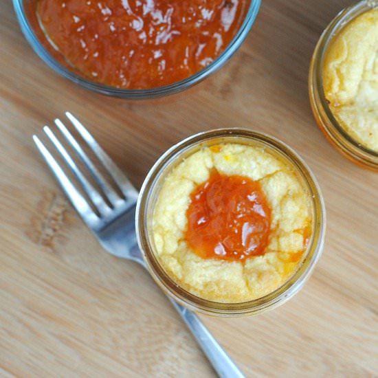 Apricot Crumble in a Jar