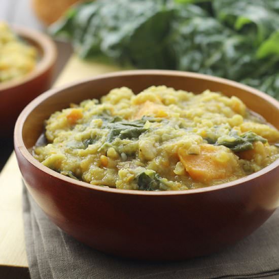 Hearty Lentil & Swiss Chard Soup