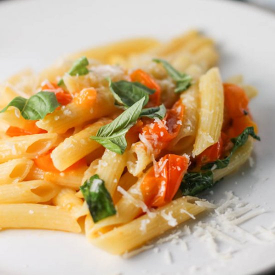 Pasta with Sun Gold Tomatoes