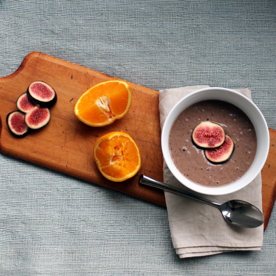 Carob Fig Superfood Smoothie