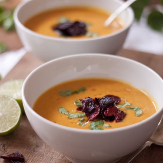 CURRIED ROOTVEG SOUP