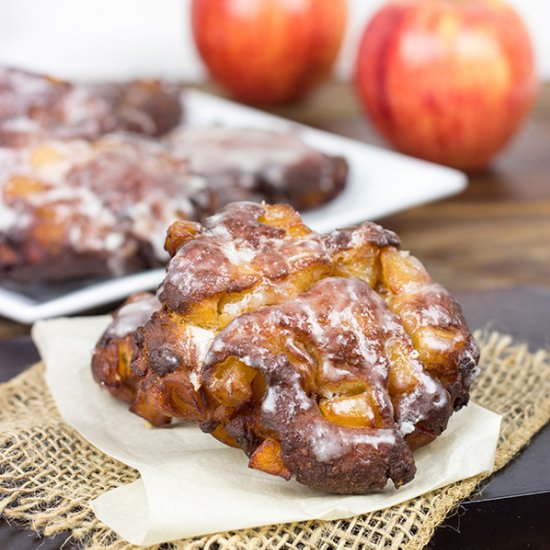 Glazed Apple Fritters