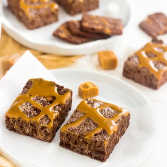 Brownie Brittle Marshmallow Bars