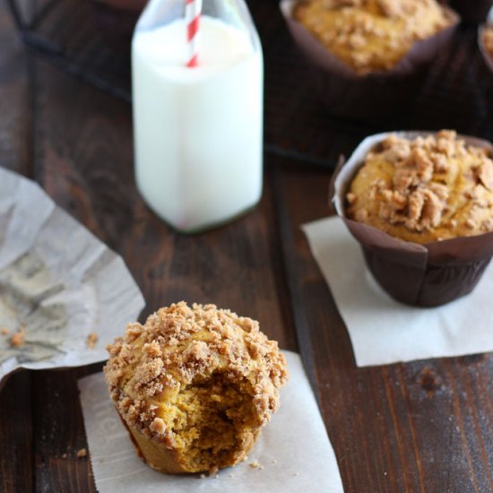 Pumpkin Crumb Muffins