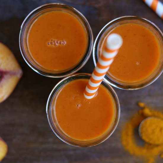 Peach, Ginger, & Turmeric Smoothie