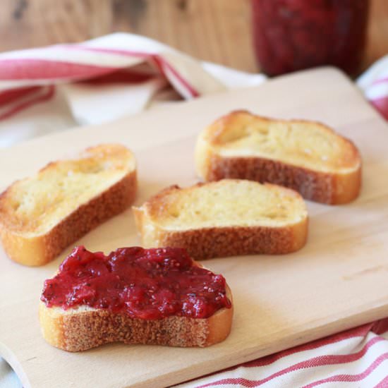 Gingered Pear-Plum Chia Seed Jam