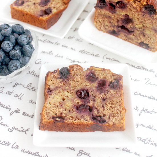 Banana Blueberry Bread