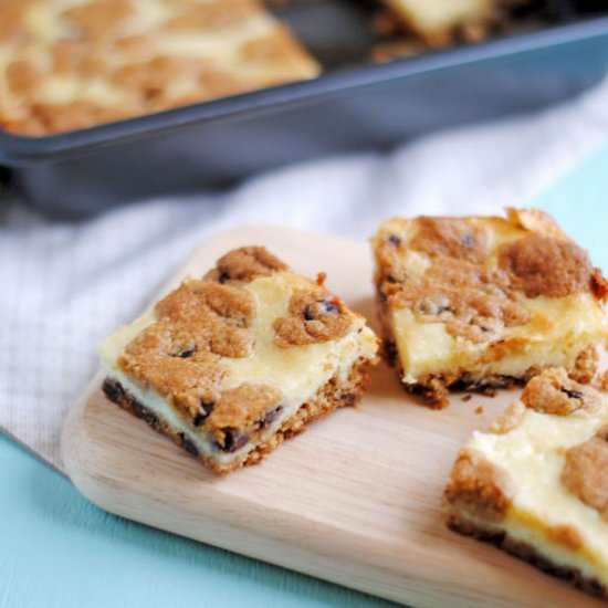 Chocolate Chip Cheesecake Bars