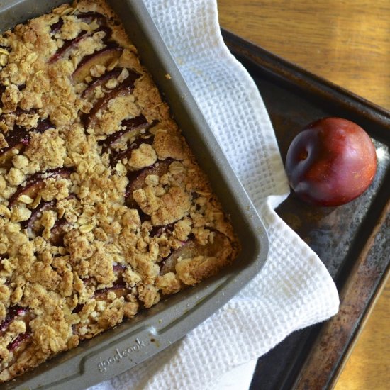 Gluten Free Plum Bars