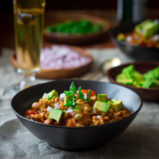 Turkey Chili with Pintos