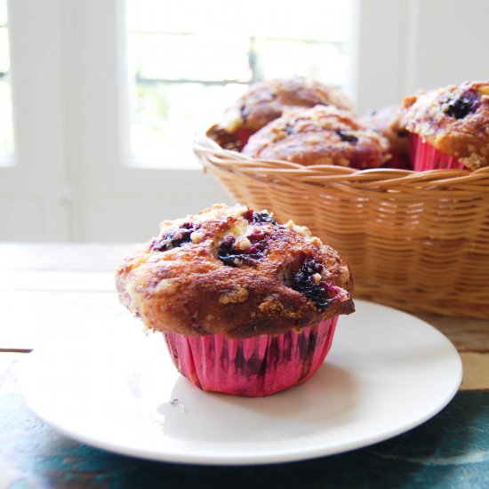 Blueberry Muffins & Streusel