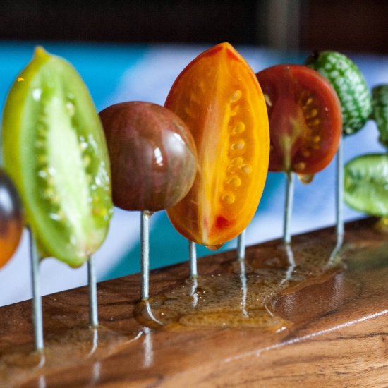 Tomatoes on a Fence