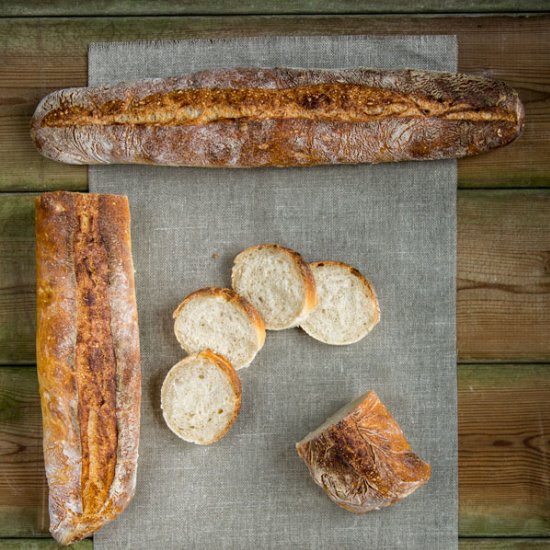 Sourdough Baguettes