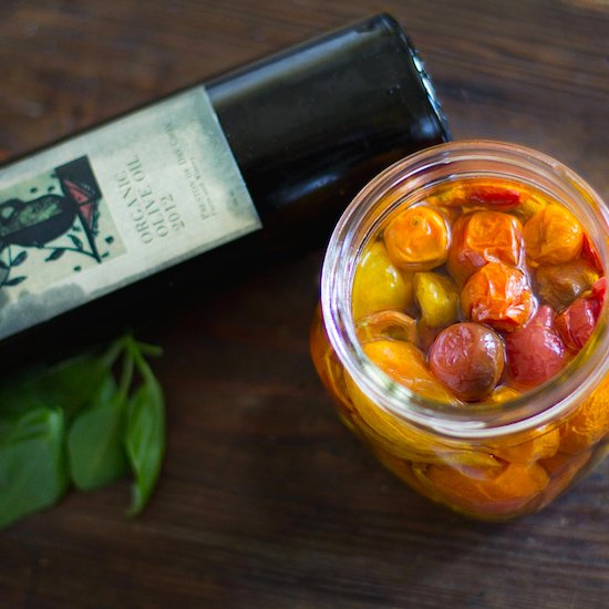 Roasted Tomatoes Preserved in Oil