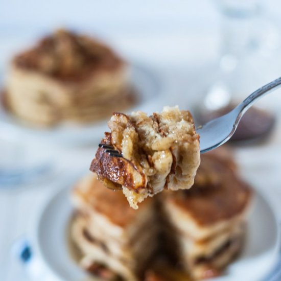 Fluffy Apple Pie Pancakes