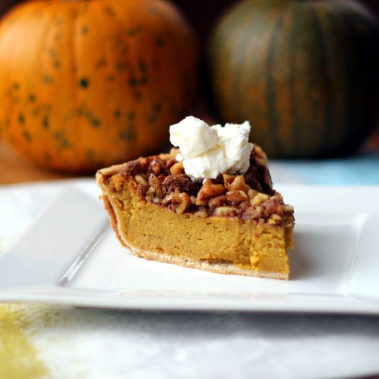 Thanksgiving pumpkin pie