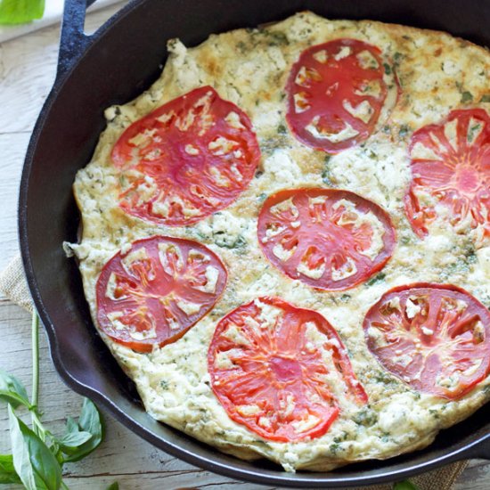 Tomato Basil Frittata