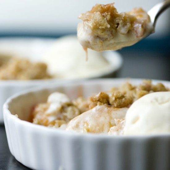 Gluten Free Peach Crisp