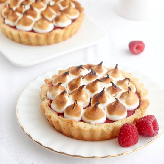 Raspberry Meringue Tart