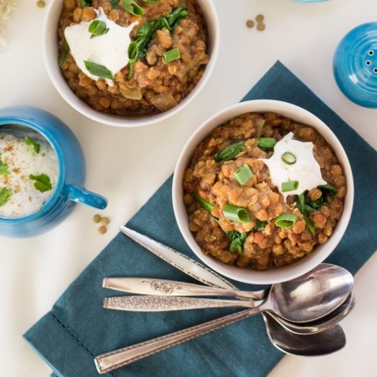 Garam Masala Lentil Soup