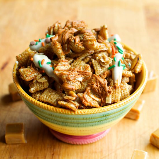 Caramel Apple Chex Mix