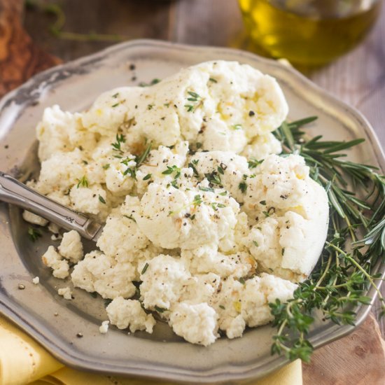 HOMEMADE FRESH FARMER’S CHEESE