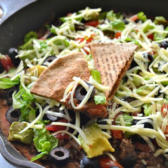 Refried Bean Taco Dip