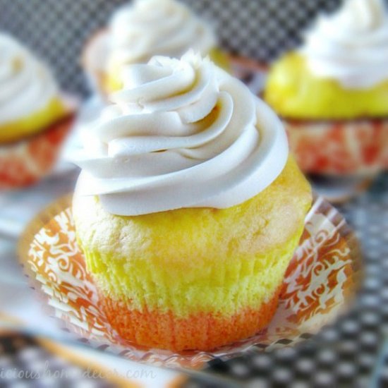 Candy Corn Cupcakes