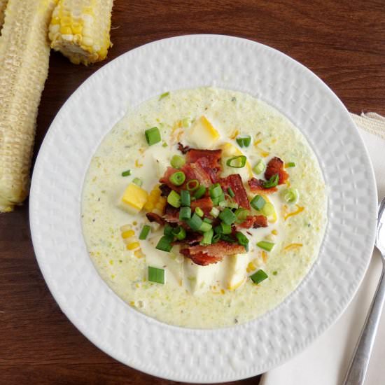 Summer Squash and Corn Chowder