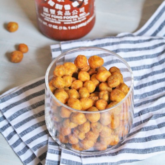 Honey Roasted Sriracha Chickpeas