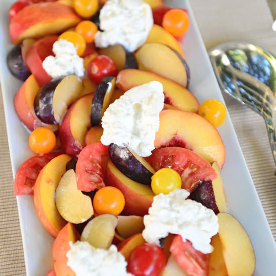 Stone Fruit & Burrata Salad