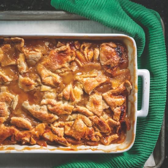 peach cobbler