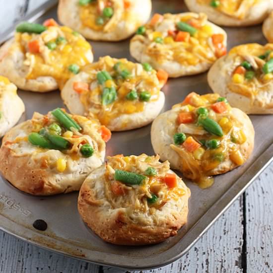 Chicken Pot Pie Cupcakes