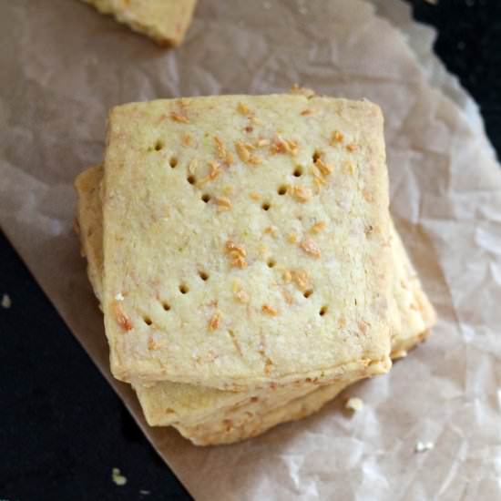 Coconut and Lime Shortbread