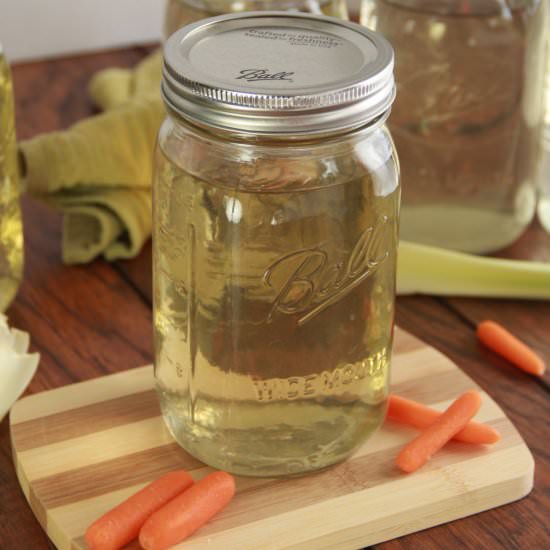 Easy Homemade Vegetable Stock