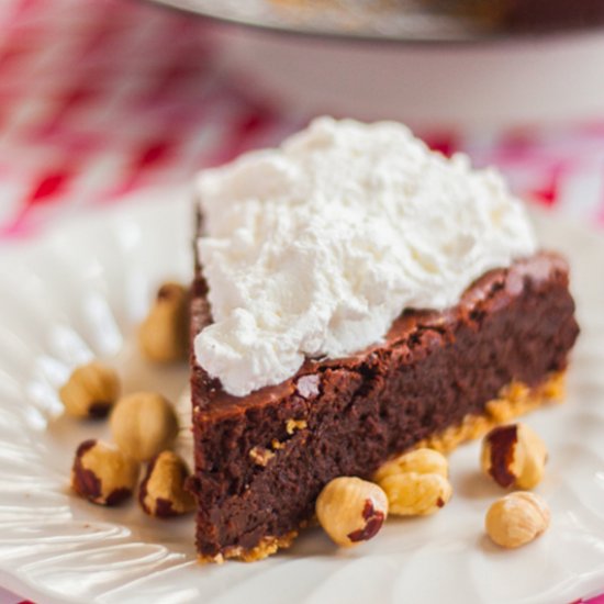 Chocolate Hazelnut Fudge Cake