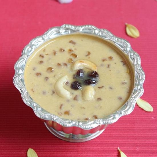 sagubiyyam (javvarisi) payasam