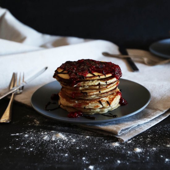 French Vanilla & Cacao Pancakes